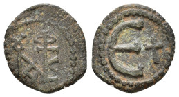 Justin II. 565-578 AD. Pentanummium. AE 1,57g.