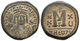 Maurice Tiberius. 582-602 AD. Follis AE 12,05g.