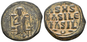 Anonymous Folles. temp. Basil II & Constantine VIII. AE 12,02g.