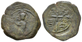 Anonymous Folles. temp. Basil II & Constantine VIII. AE 12,02g. AE 4,99g.