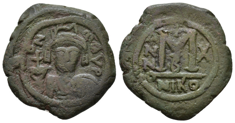 Maurice Tiberius. 582-602 AD. AE 10,79g.