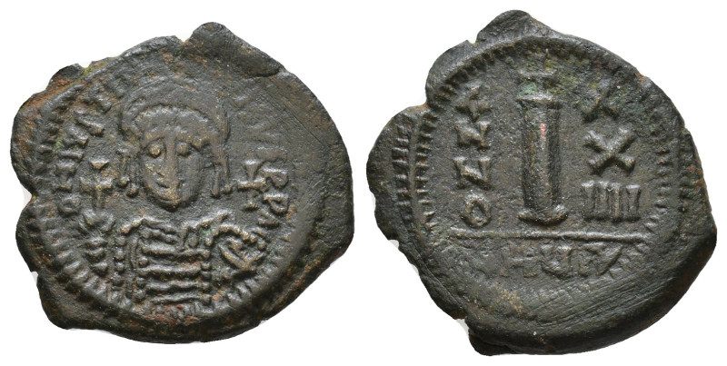 Justinian I. 527-565 AD. Decanummium AE 4,76g.