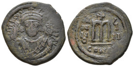 Maurice Tiberius. 582-602 AD. Follis AE 12,34g.