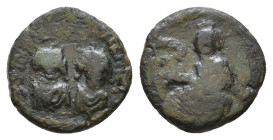 Justin I. & Justinian I. 527 AD. Pentanummium. AE 1,45g.
