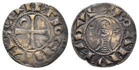 CRUSADERS. Bohemond III (1149-1163). Denier. Antioch. AR 1,00g.