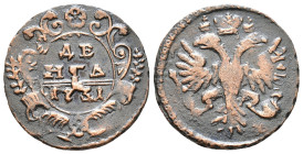 Russia. Denga 1731. AE 6,63g.