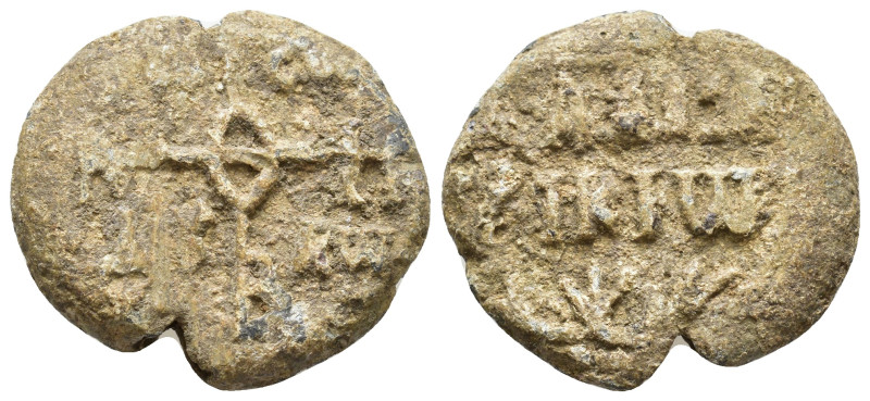 Byzantine lead seal. PB 14,86g.