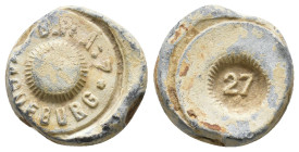 Lead seal. PB 8,95g