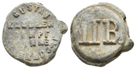 Lead seal. PB 8,12g