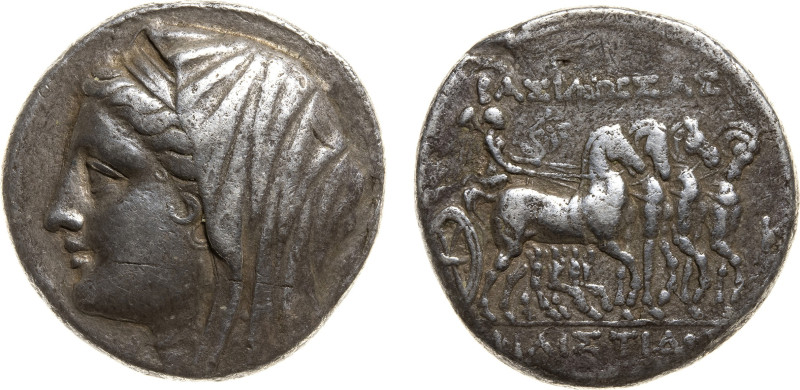 Sicily, Syracuse, Hieron II for his wife Philistis
16 Litrai, c. 240-216 BC; AR...