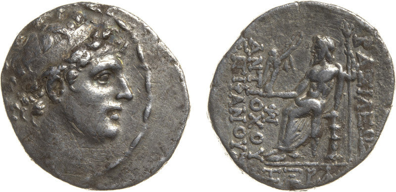 Seleukid Kings of Syria, Antiochos IV Epiphanes
Tetradrachm (Posthumous issue),...