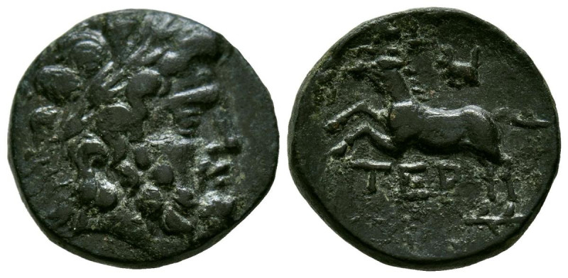 PISIDIA, Termessos. Ae18. (Ae. 5,23g/18mm). Siglo I a.C. (SNG Paris 2106). Anv: ...