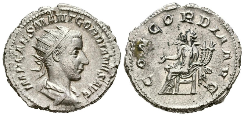 GORDIANO III. Antoniniano. (Ar. 4,05g/22mm). 240 d.C. Roma. (RIC 35). Anv: Busto...