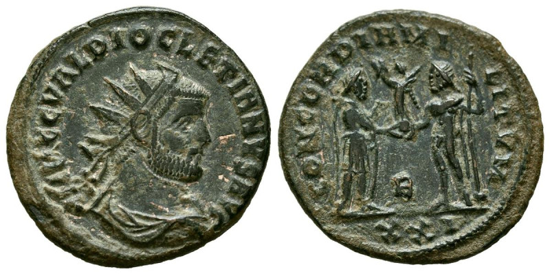 DIOCLECIANO. Antoniniano. (Ae. 3,74g/21mm). 284-294 d.C. Cícico. (RIC 306). Anv:...