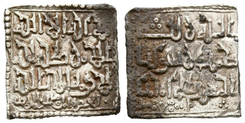 ALMOHADES, Abu Hafs Omar al-Murtada. Dirham. (Ar. 1,55g/15mm). Al-Hadrat al-Mumi...