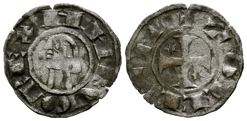 ALFONSO I DE ARAGÓN (1109-1126). Dinero. (Ve. 0,50g/17mm). Toledo. (FAB-23.4). A...