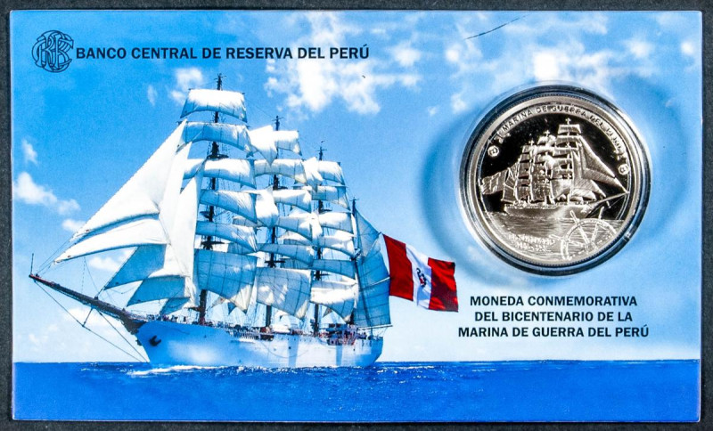 PERÚ. 1 Sol (Ar. 36,62g/37mm). 2021. Banco Central de Reserva del Perú. Bicenten...