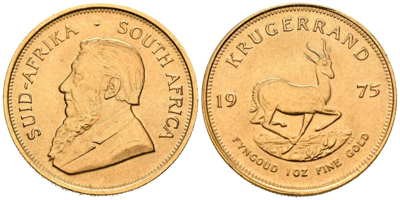 SUDÁFRICA. 1 Krugerrand (Au. 33,93g/33mm). 1975. (Km#73). EBC+.