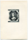 Bohemia & Moravia 50 Korun 1940 Uniface Portrait Proof
P# 5p, N# 232650; Portrait of Woman Sample; UNC