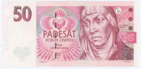 Czech Republic 50 Korun 1997
P# 17d, N# 203984; # D40 543447; VF