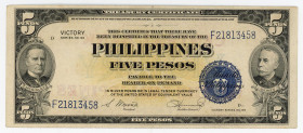 Philippines 5 Pesos 1949 (ND)
P# 119a, N# 237614; # F21813458; XF