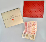 Singapore Commemorative Set of 6 Banknotes 2015
P# 56 - 61, With original folder;; UNC
