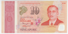 Singapore 10 Dollars 2015
P# 59, N# 233514; # 5BQ145852; 50 years of nation-building "Safe and Secure"; UNC