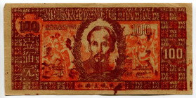 Vietnam North 100 Dong 1948 (ND)
P# 28a, N# 210135; # X GH030 HV 031; VF