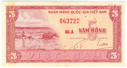 Vietnam South 5 Dong 1955 (ND)
P# 13a, N# 212798; # 66-A 063727; UNC-