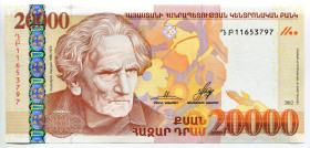 Armenia 20000 Dram 2012
P# 58, N# 213587; # 11653797; UNC