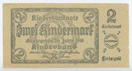 Germany - Third Reich 2 Kindermark 1941 Spielgeld
XF+