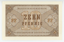 Germany - FRG 10 Pfennig 1967 (ND)
P# 26, N# 240785; UNC