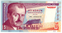 Germany - FRG 5 Schilling 2019 Specimen "Porshe 356"
# MK 000079; Fantasy Banknote; Limited Edition; Made by Matej Gábriš; BUNC