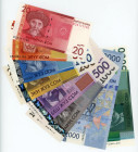 Kyrgyzstan Full Set of Kyrgyz Som's 2009 - 2016
P# 24 - 30, UNC