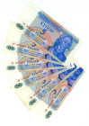 Transnistria 6* 5 Roubles banknotes 1994
P# 17, N# 203725; AA and АБ series; VF