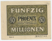 Germany - Weimar Republic Prussia Dusseldorf 50000000 Mark 1923
N# 284482; # 022745; XF-