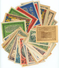Austria 100 x Notgelds 1920 th
Various States, Denominations, Dates & Motive; XF-UNC