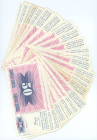 Bosnia & Herzegovina 29 x 50 Dinara 1992
P# 12a, N# 203453; VF/XF