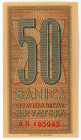 Croatia 50 Banica 1942
P# 6b, N# 221770; # AS 195945; XF+