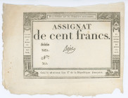 France 100 Francs 1795
P# A78, N# 215380; # 3031 362; VF+