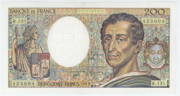 France 200 Francs 1992
P# 155e, N# 203339; # R.131 423004; AUNC