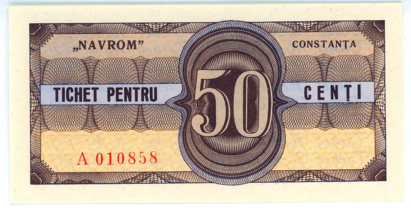 Romania Navrom 50 Centi 1970 th(ND)
# A 010858; UNC