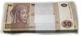 Congo 100 x 50 Francs 2007 Bundle
P# 97, N# 203254; UNC