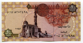 Egypt 1 Pound 2006
P# 50j, N# 202276; XF