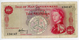 Isle of Man 10 Shillings 1961 (ND)
P# 24a, N# 229092; #134147; VF