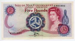 Isle of Man 5 Pounds 1979 (ND)
P# 35a, N# 229104; #C891894; VF