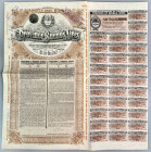 Argentina Provincia de Buenos Aires 5% Consolidated Gold Loan 10 pounds bearer bond 1915
# 131254; VF