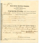 British India East India Railway Company 5% Debenture £6900 1860
# 5442/45; East Indian Railway Company constructed and operated the line between Cal...