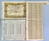 Italy Cie Fermière des Halles, Marchés et Abattoirs de la Ville de Naples Obligation de 250 Francs 1869
# 23736; Founded by a French investor who obt...