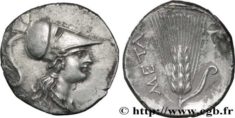 LUCANIA - METAPONTUM
Type : Demi-Shekel 
Date : c. 215-207 AC. 
Mint name / Town...